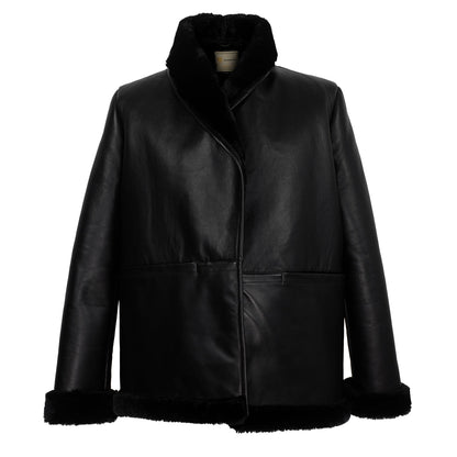 LambEdge Shearling-Lined Lambskin Jacket